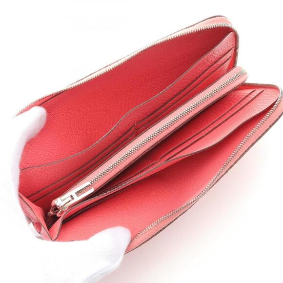 HERMES Pink Leather Wallet - Picture 3 of 14